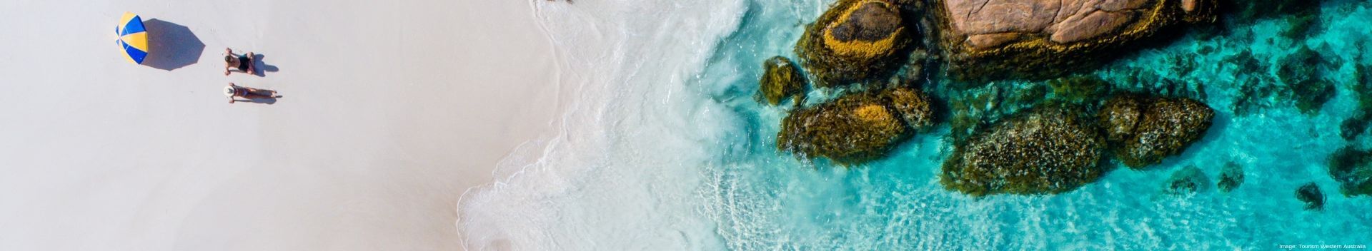 Aerial view of Hellfire Bay, Esperance